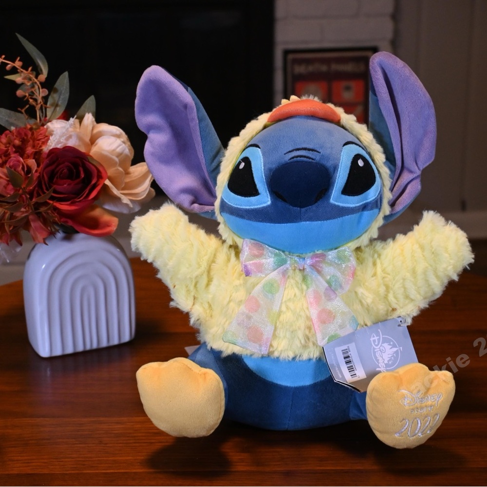 Disney Stitch Plush with Yellow and Blue Outfit